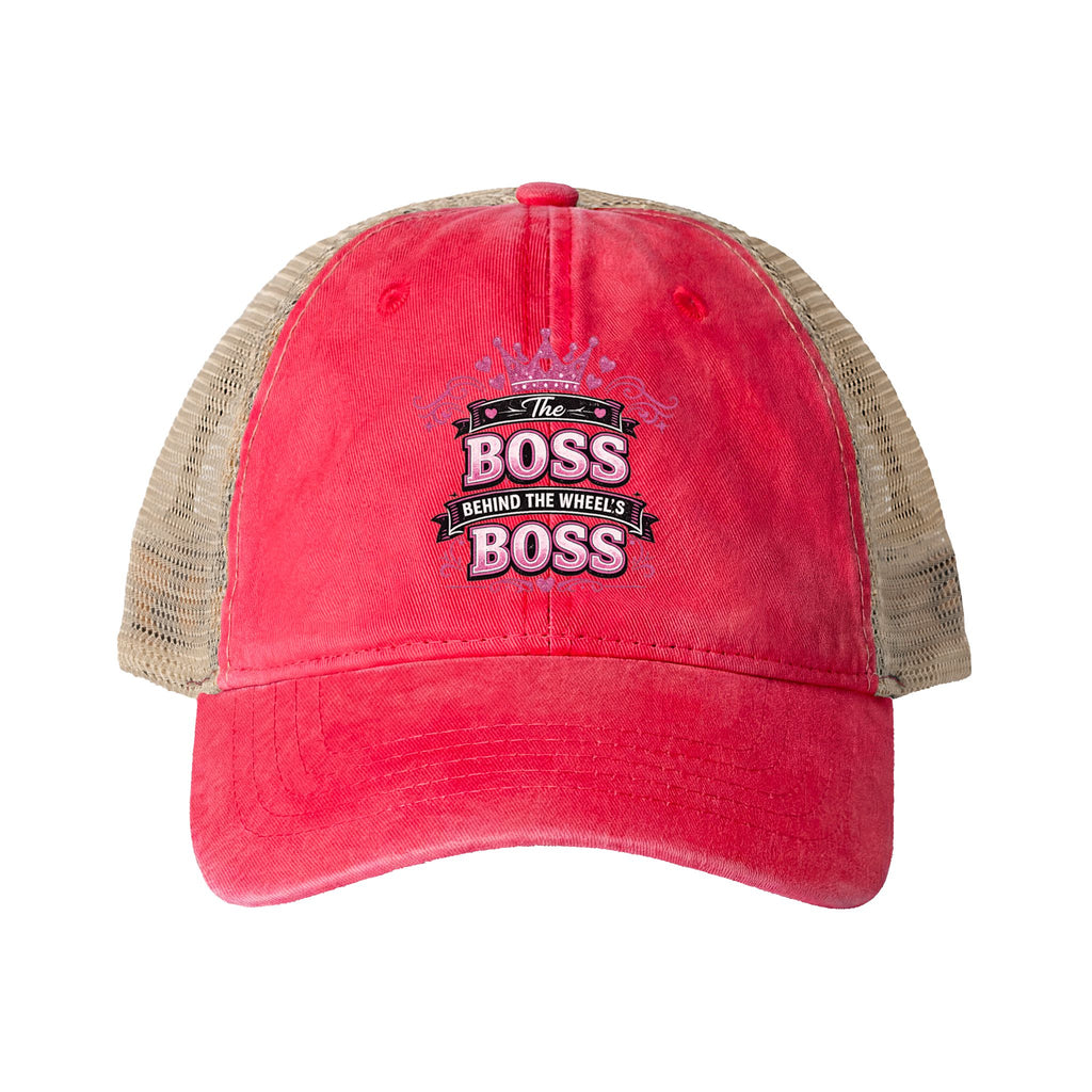 Women's Boss Behind the Wheel Women's Mesh Back Trucker Hat