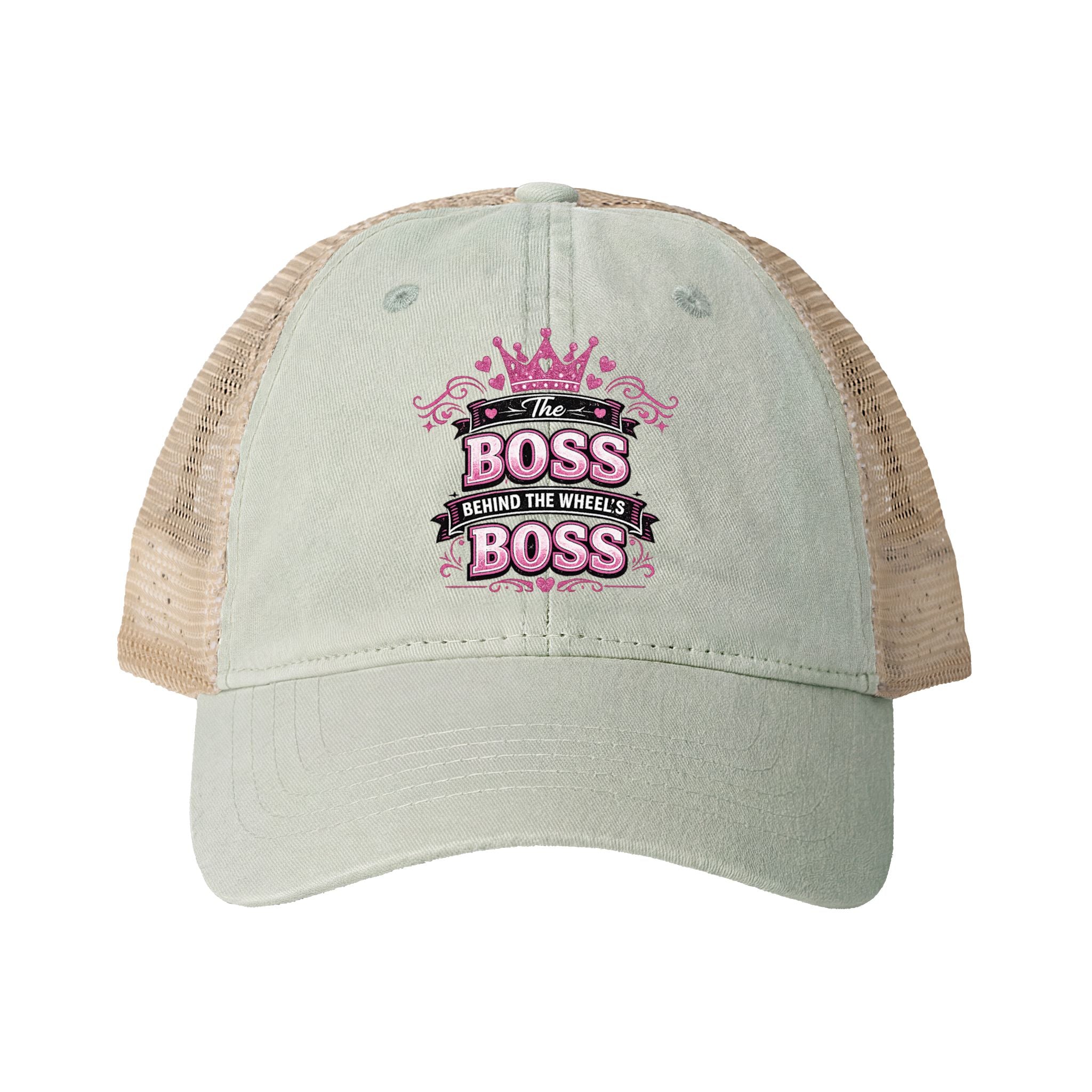 Women's Boss Behind the Wheel Women's Mesh Back Trucker Hat
