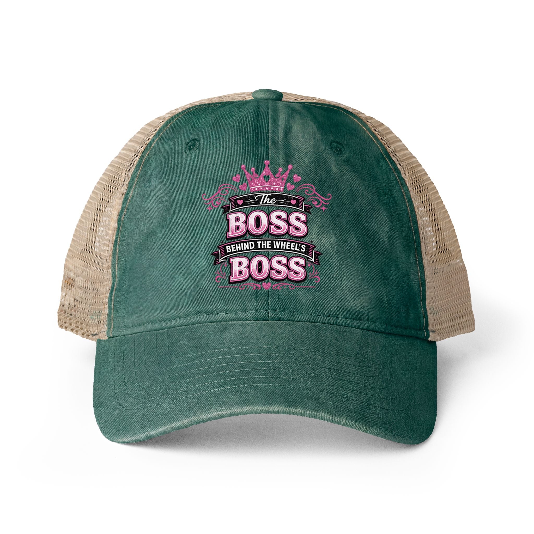 Women's Boss Behind the Wheel Women's Mesh Back Trucker Hat