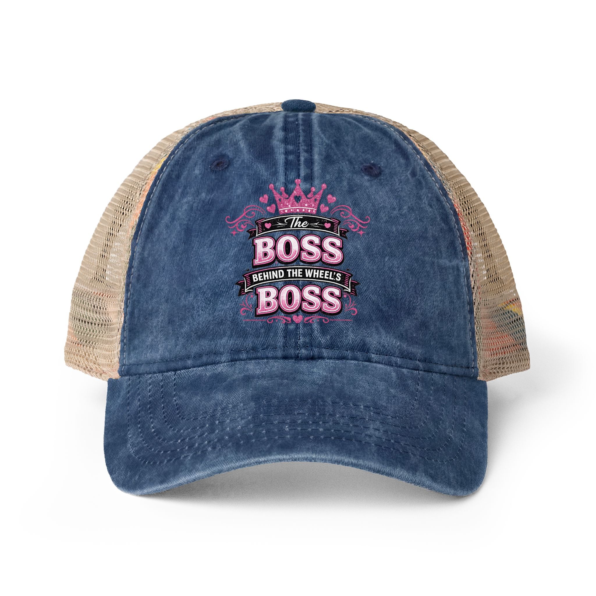 Women's Boss Behind the Wheel Women's Mesh Back Trucker Hat