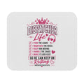 Dispatcher Life Mouse Pad – Funny Pink Dispatcher Gift for Women