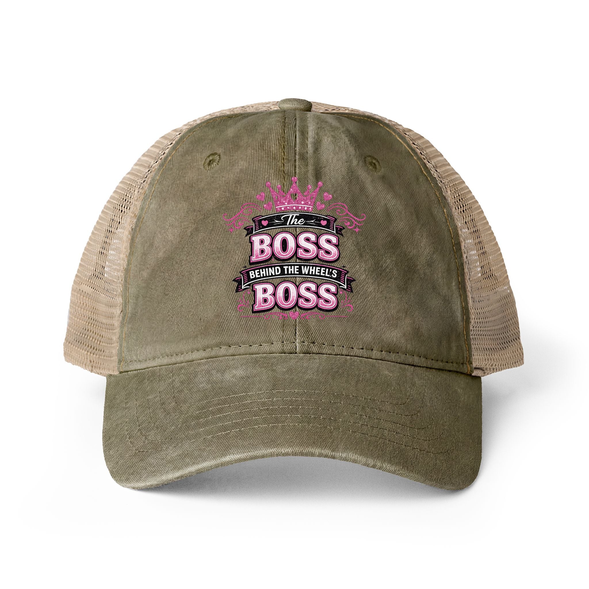Women's Boss Behind the Wheel Women's Mesh Back Trucker Hat