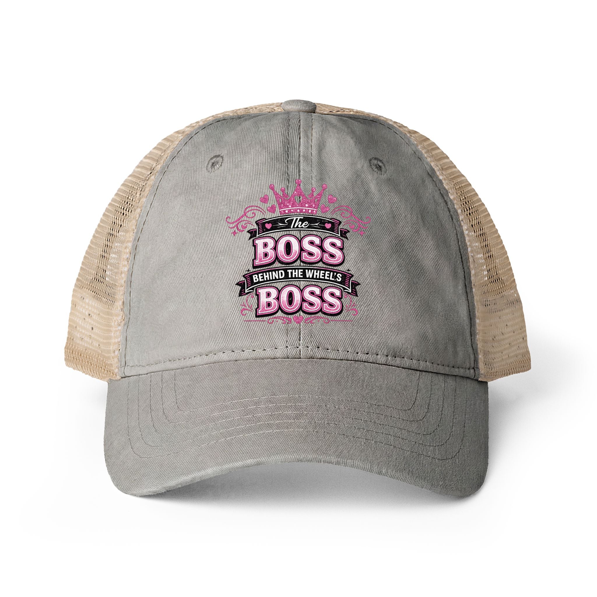 Women's Boss Behind the Wheel Women's Mesh Back Trucker Hat