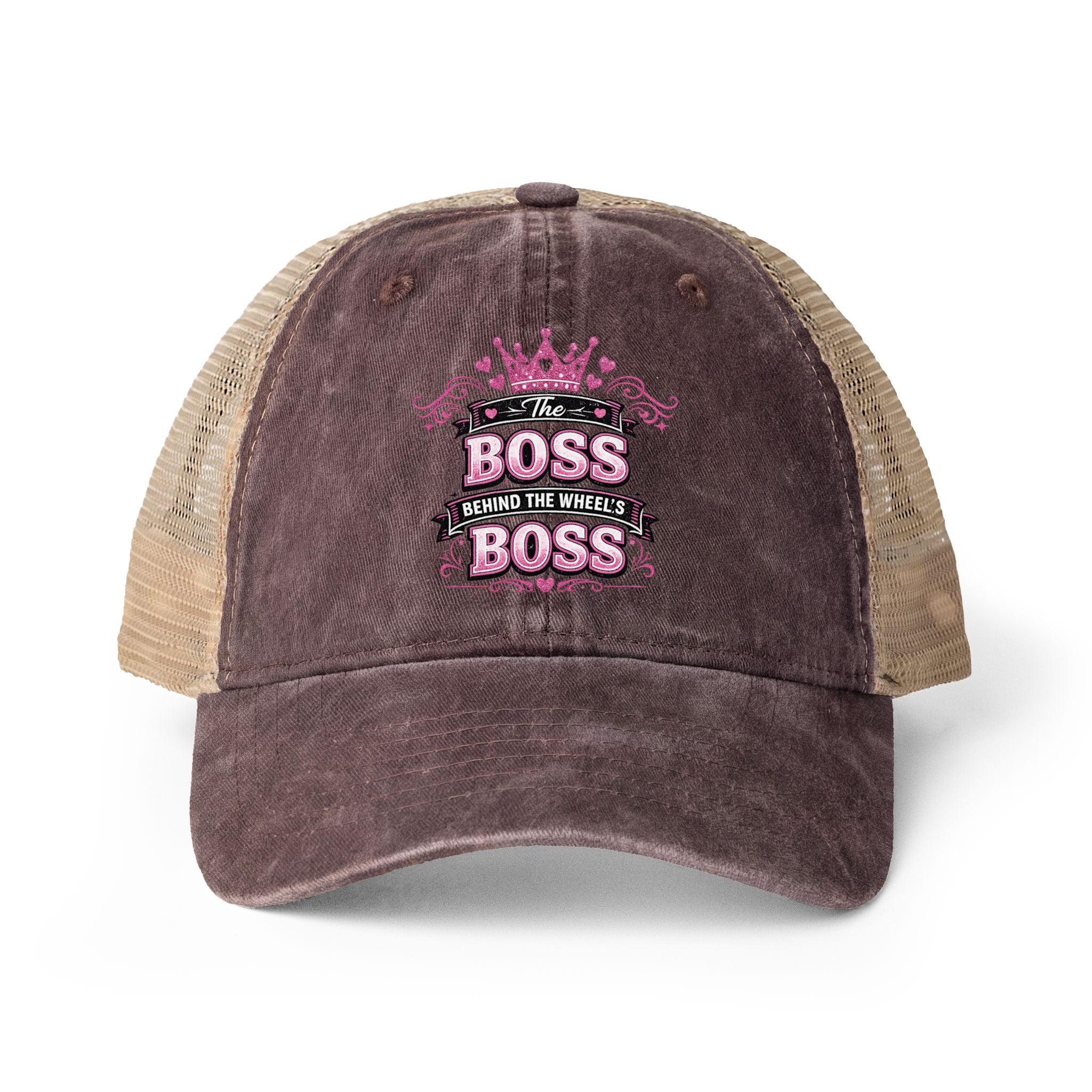 Women's Boss Behind the Wheel Women's Mesh Back Trucker Hat