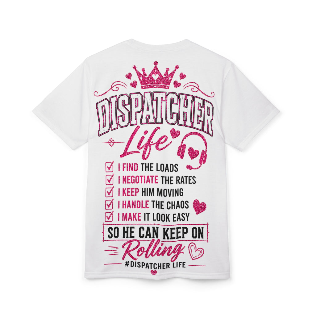 "I Don't Drive The Truck" Pink Graphic T-Shirt