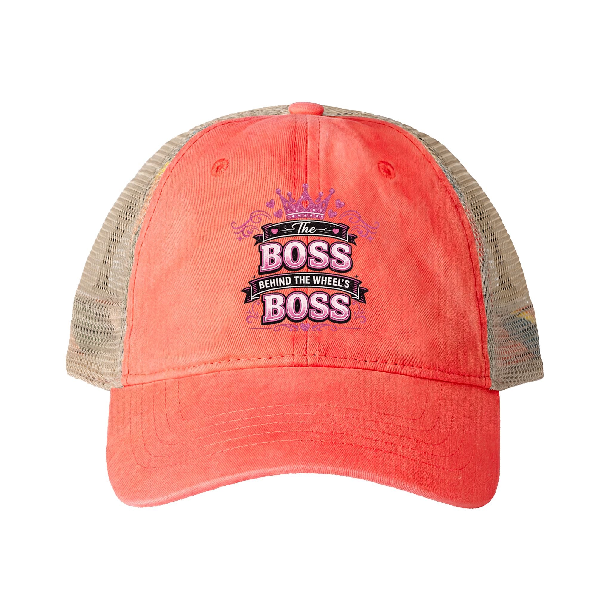 Women's Boss Behind the Wheel Women's Mesh Back Trucker Hat