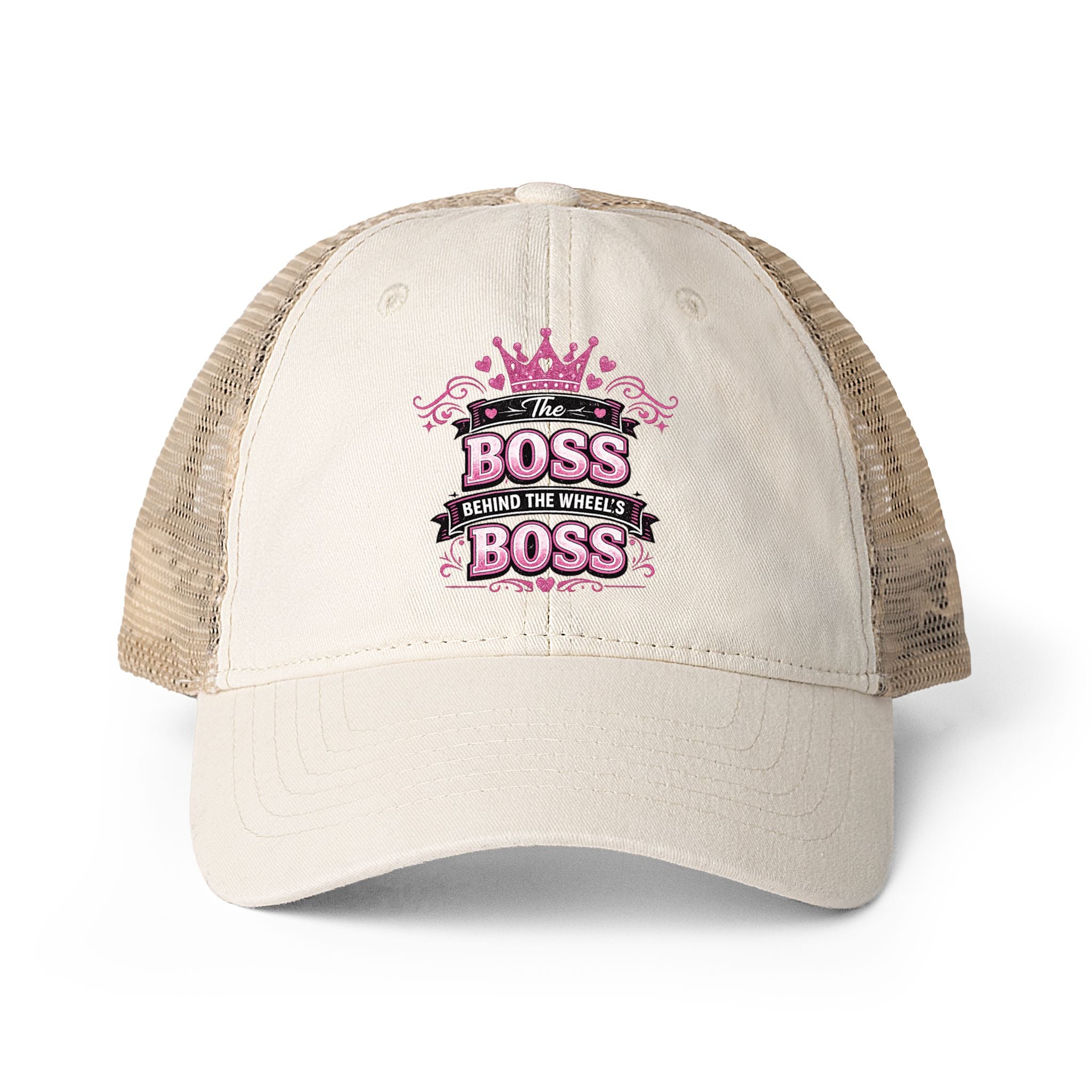 Women's Boss Behind the Wheel Women's Mesh Back Trucker Hat